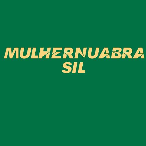 Logo da MULHERNUABRASIL